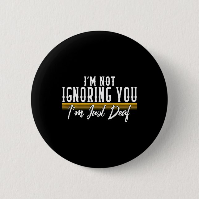 Badge Rond 5 Cm Mois de sensibilisation Amour Sourd Communauté Aud (Devant)