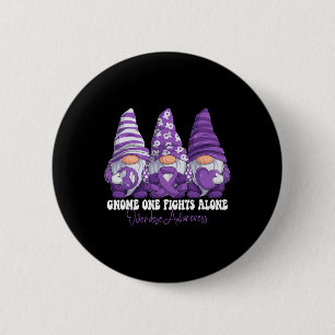 Badge Rond 5 Cm Mois de sensibilisation aux surdoses Ruban Violet