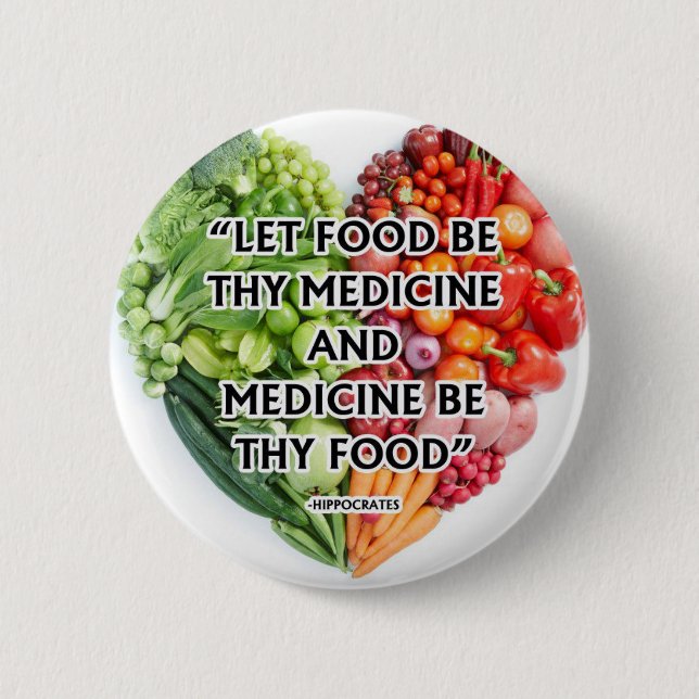 Badge Rond 5 Cm Mois national de nutrition (Devant)