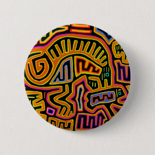 Badge Rond 5 Cm Mola Shaman Peyote Visions
