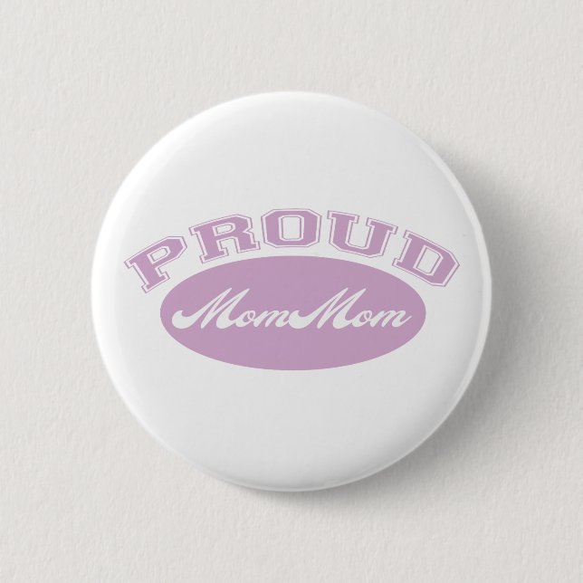 Badge Rond 5 Cm MomMom fier (Devant)