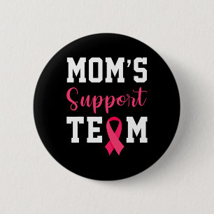 Badge Rond 5 Cm Moms Soutien Équipe Survivante Sensibilisation au 