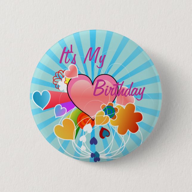 Badge Rond 5 Cm Mon anniversaire (Devant)