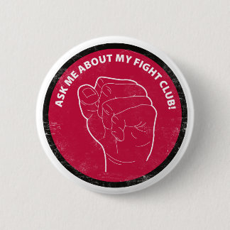 Badge Rond 5 Cm Mon bouton de club de combat