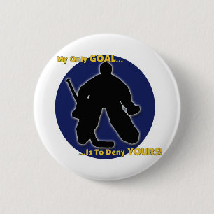 Badge Rond 5 Cm Mon but est de nier le vôtre