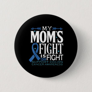 Badge Rond 5 Cm Mon combat de mamans est mon combat Conscience du 