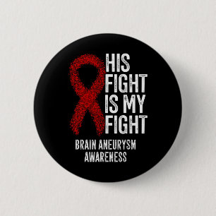 Badge Rond 5 Cm Mon combat est mon combat Sensibilisation à l'anév