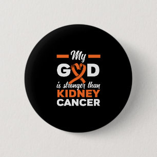 Badge Rond 5 Cm Mon Dieu Est Plus Fort Que Le Guerrier Du Cancer D