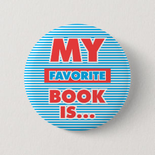Badge Rond 5 Cm Mon Livre Préféré Est...