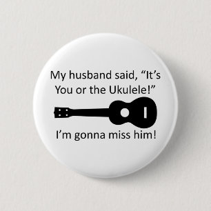Badge Rond 5 Cm Mon mari a dit…