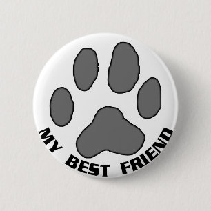 Badge Rond 5 Cm Mon meilleur ami