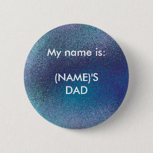 Badge Rond 5 Cm Mon nom est - bouton