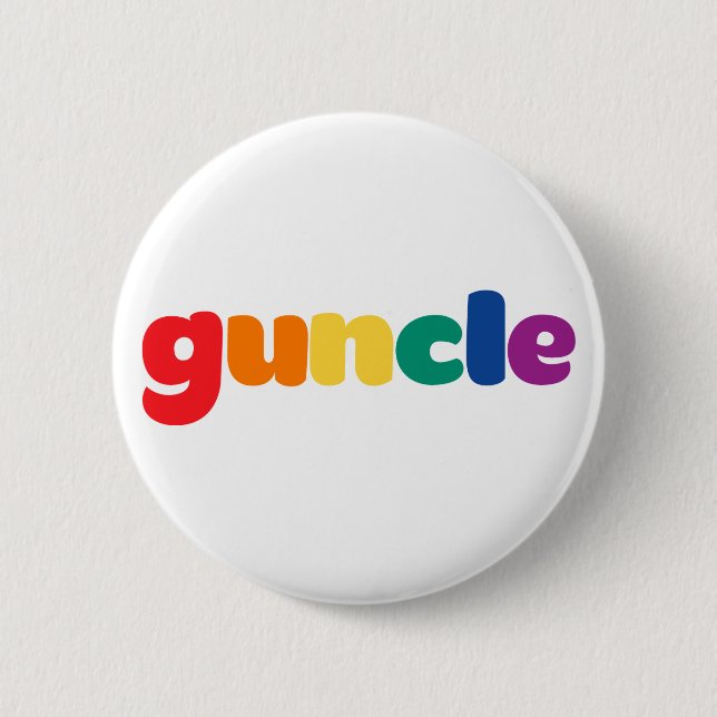 Badge Rond 5 Cm Mon oncle. (Devant)