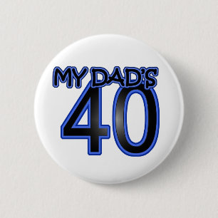 Badge Rond 5 Cm Mon papa 40
