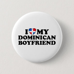Badge Rond 5 Cm Mon petit ami dominicain