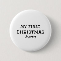 Mon premier Noël ajouter nom masculin hommes texte