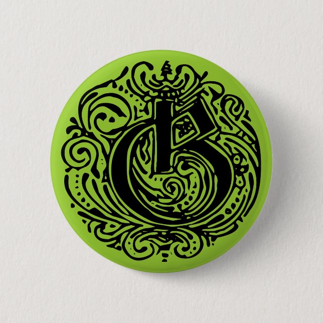 Badge Rond 5 Cm Monarchie G (Devant)