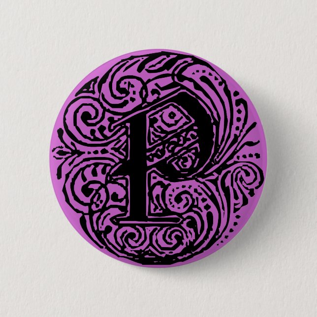 Badge Rond 5 Cm Monarchie P (Devant)