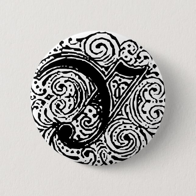 Badge Rond 5 Cm Monarchie "Y" (Devant)