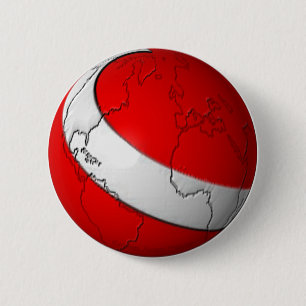 Badge Rond 5 Cm Monde de scaphandre