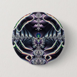 Badge Rond 5 Cm Monde Violet