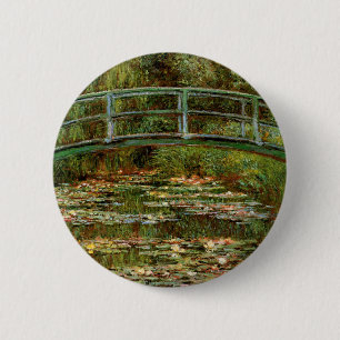 Badge Rond 5 Cm Monet Pont Japonais de Giverny