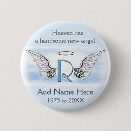 Badge Rond 5 Cm Monogramme | Ajouter un nom | Memorabilia