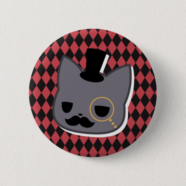 Badge Rond 5 Cm Monsieur Mittens (Devant)
