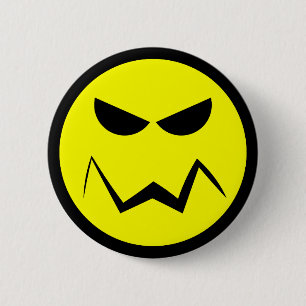 Badge Rond 5 Cm Monsieur moyen Face Button