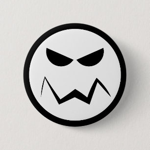Badge Rond 5 Cm Monsieur moyen Face Button