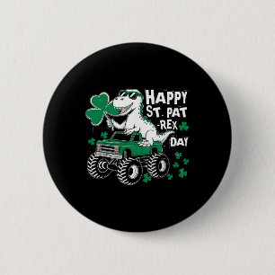 Badge Rond 5 Cm Monster Truck St Patricks Day Dinosaure St Pat heu