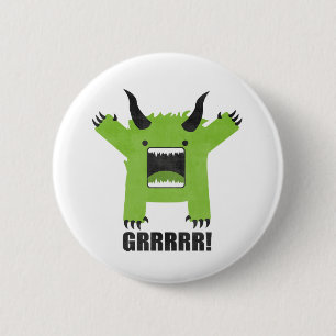 Badge Rond 5 Cm monstre