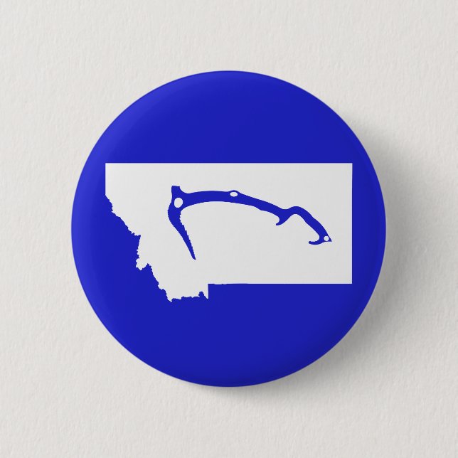 Badge Rond 5 Cm Montée de glace Montana (Devant)