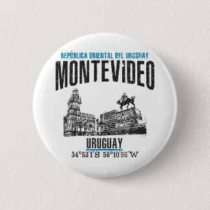 Badge Rond 5 Cm Montevideo
