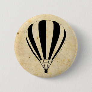 Badge Rond 5 Cm montgolfière