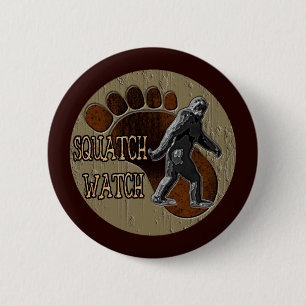 Badge Rond 5 Cm Montre de Squatch