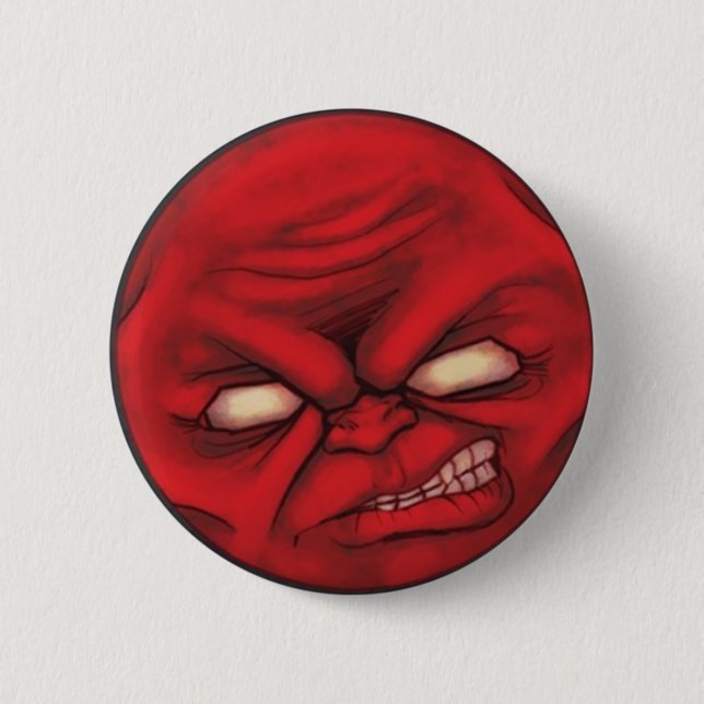 Badge Rond 5 Cm MoodBadge - RAGE ! (Devant)