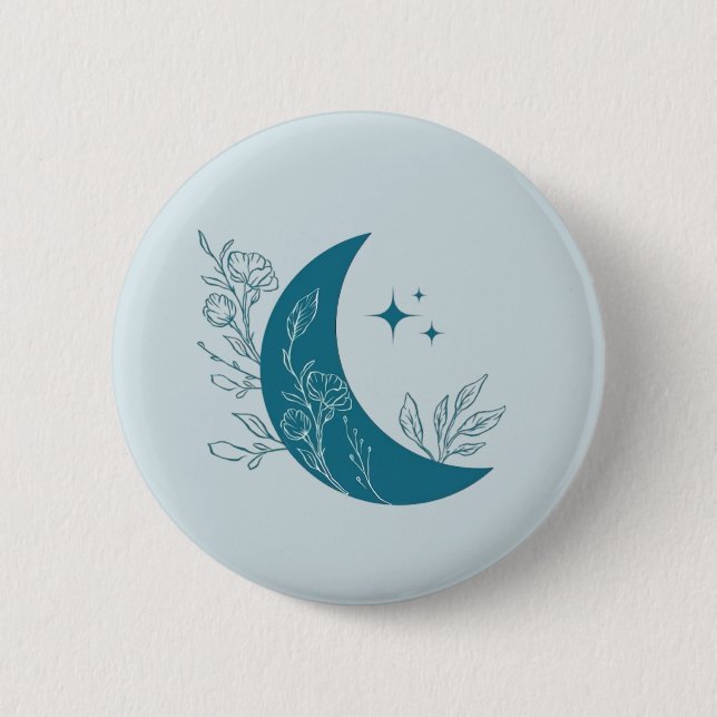Badge Rond 5 Cm Moon (Devant)