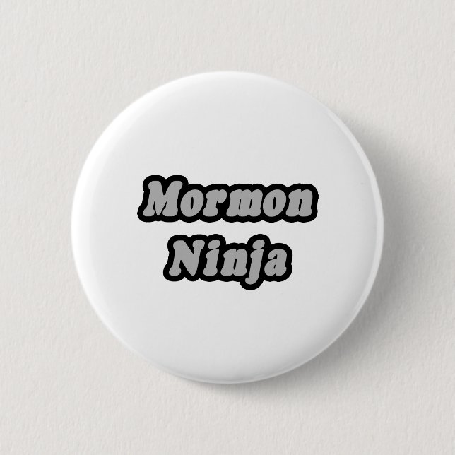 Badge Rond 5 Cm Mormon Ninja (Devant)