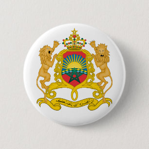 Badge Rond 5 Cm morocco emblem