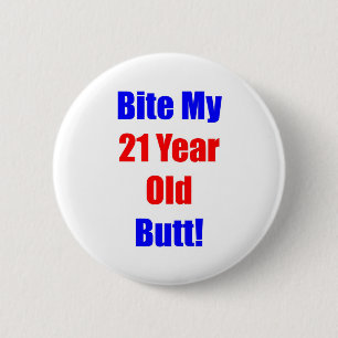 Badge Rond 5 Cm Morsure 21 mon bout