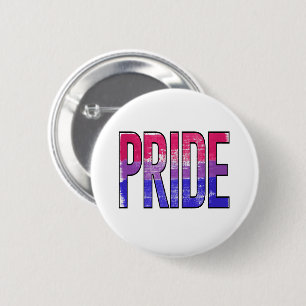 Badge Rond 5 Cm Mot Bisexuel Fier