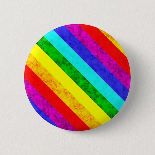 Badge Rond 5 Cm Motif abstrait arc-en-ciel (Devant)