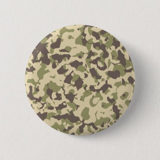 Badge Rond 5 Cm Motif Camo (Devant)