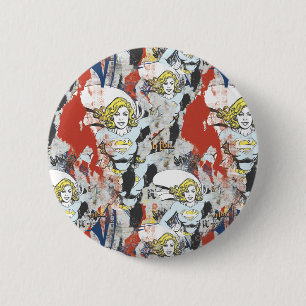 Badge Rond 5 Cm Motif comique 5 de câpres de Supergirl