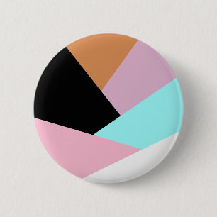 Badge Rond 5 Cm Motif de bloc de couleur géométrique abstrait mo