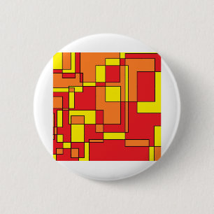 Badge Rond 5 Cm Motif de briques Abstrait