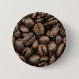 Badge Rond 5 Cm Motif de café
