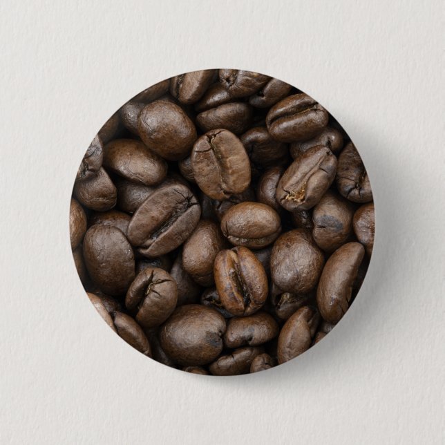Badge Rond 5 Cm Motif de café (Devant)