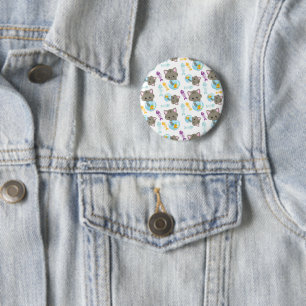 Badge Rond 5 Cm Motif De Chats, Chats Mignons, Chatons, Poisson